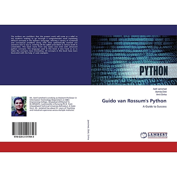 Guido van Rossum's Python, Aatif Jamshed, Asmita Dixit, Amit Sinha