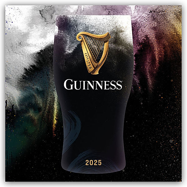Guinness 2025 - Wand-Kalender, Carousel Calendar