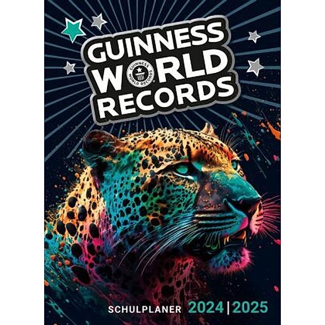 Guinness World Records Schulplaner 2024 2025 der Kalender für ein