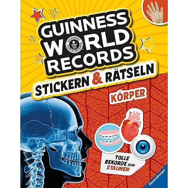 Guinness World Records Stickern und Rätseln: Körper, Martine Richter, Eddi Adler