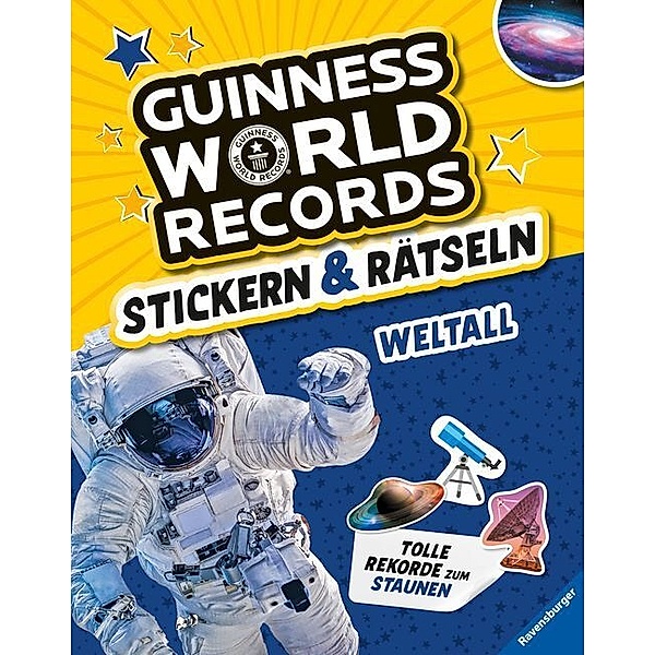 Guinness World Records Stickern und Rätseln: Weltall, Martine Richter, Eddi Adler