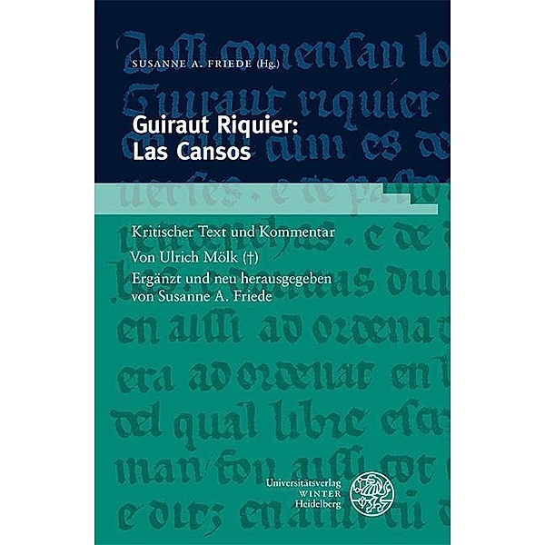 Guiraut Riquier: Las Cansos, Ulrich Mölk