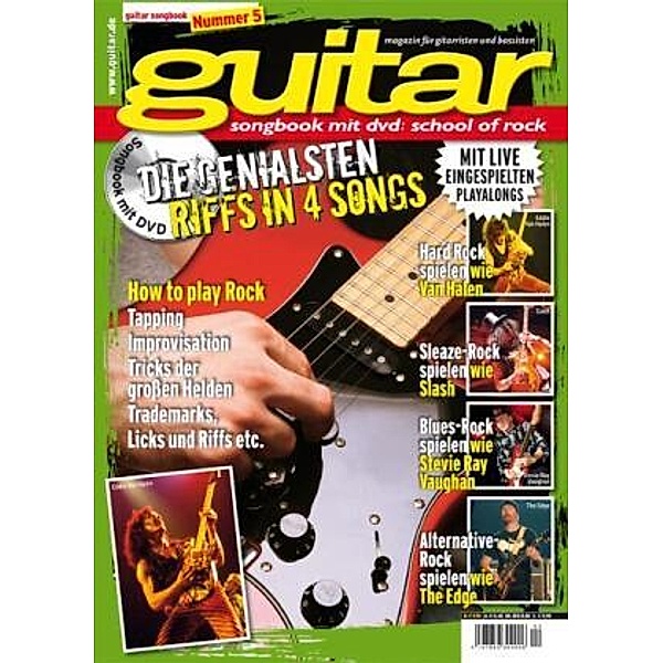 Guitar - School of Rock, 1 DVD + Notenheft, Thomas Blug