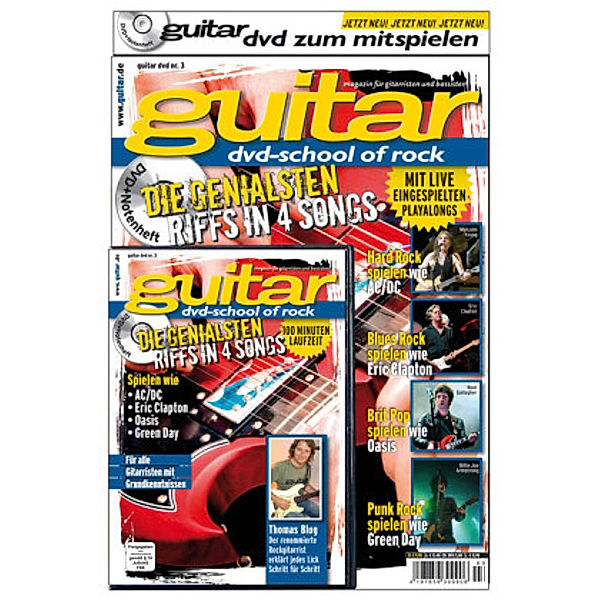 Guitar, School of Rock, 1 DVD + Notenheft, Thomas Blug