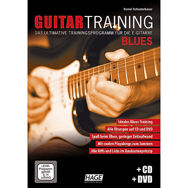Guitar Training Blues + CD + DVD, Daniel Schusterbauer