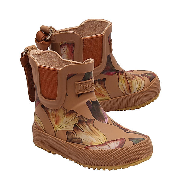 bisgaard Gummistiefel BABY in camel flowers