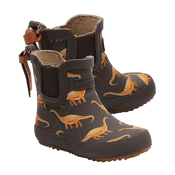 bisgaard Gummistiefel BABY RUBBER - DINOS in camel