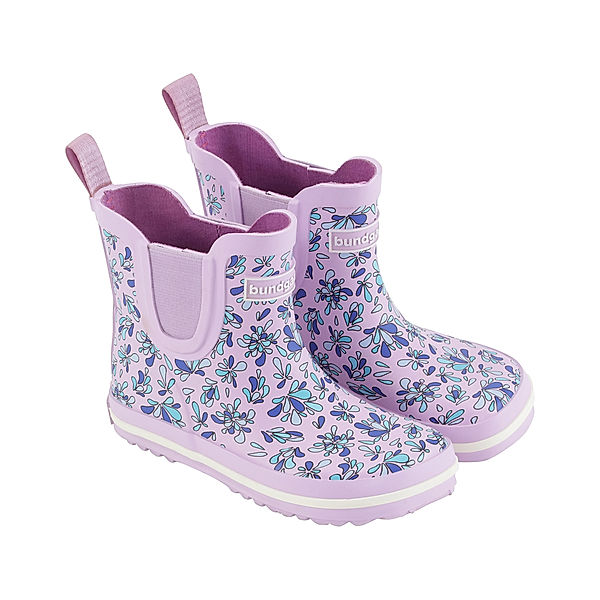 Bundgaard Gummistiefel CHARLY LOW FLOWERS in lilac splash