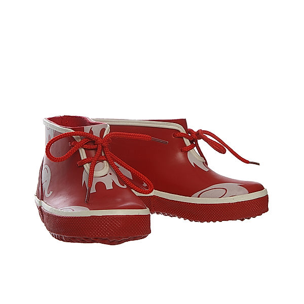 CeLaVi Gummistiefel ELEPHANT halbhoch in rot/weiss