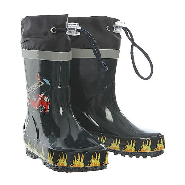 Playshoes Gummistiefel FEUERWEHR in marine