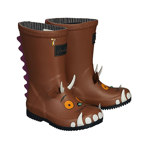 Tom Joule® Gummistiefel JNR ROLL UP – GRUFFALO in braun