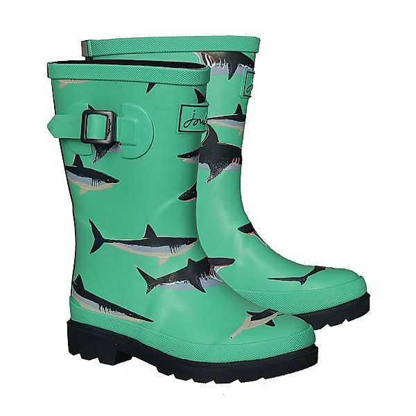 Tom Joule® Gummistiefel JNR WELLY - SHARK in grün