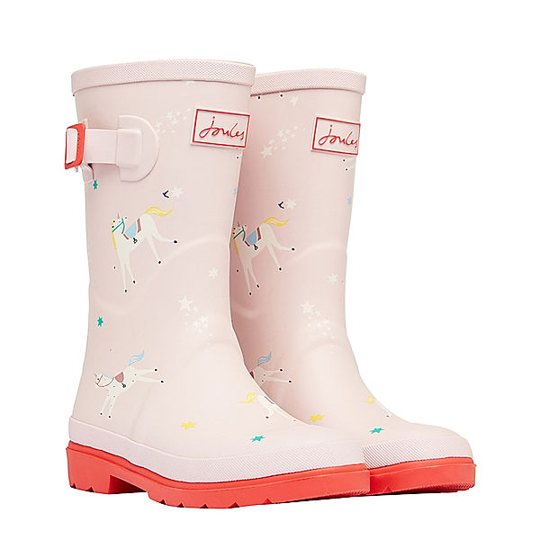 Tom Joule® Gummistiefel JUNIOR WELLY – UNICORNS in rosa/pink