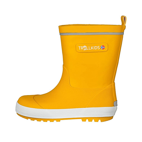 TROLLKIDS Gummistiefel KIDS LYSEFJORD in golden yellow