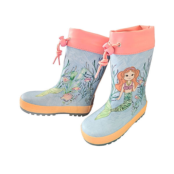 maximo Gummistiefel MEERJUNGFRAU in sky blue