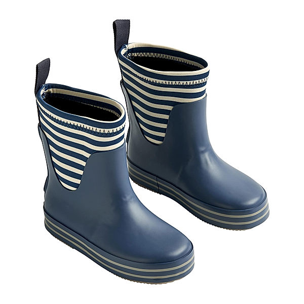 Wheat Gummistiefel PRINT MIST STRIPES in indigo