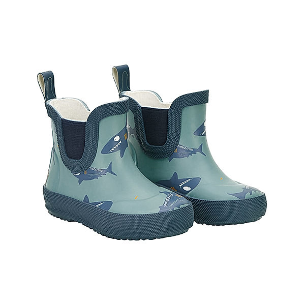 CeLaVi Gummistiefel WELLIES SHORT – SHARK AOP in blau