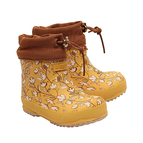 bisgaard Gummistiefel WINTER BABY gefüttert in mustard