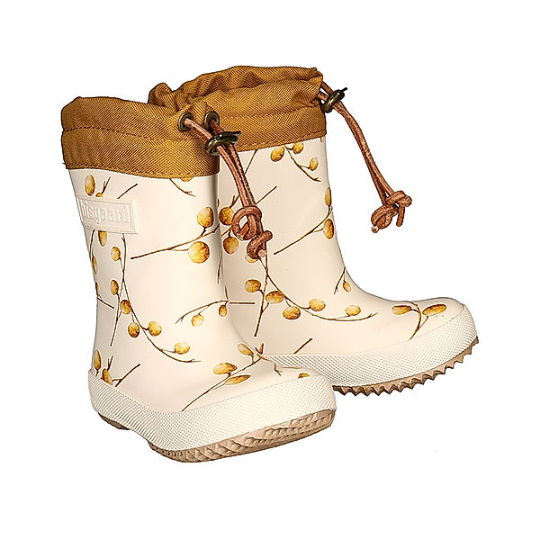 bisgaard Gummistiefel WINTER THERMO LONGAN FRUIT gefüttert in nude/senf