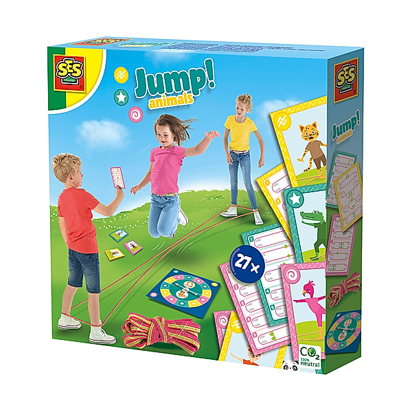 SES Creative Gummitwist JUMP! ANIMALS mit Spielzubehör