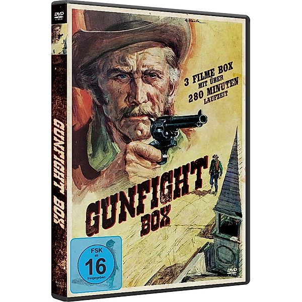 Gunfight Box DVD-Box, Kirk Douglas Johnny Cash Franco Randolph Scott