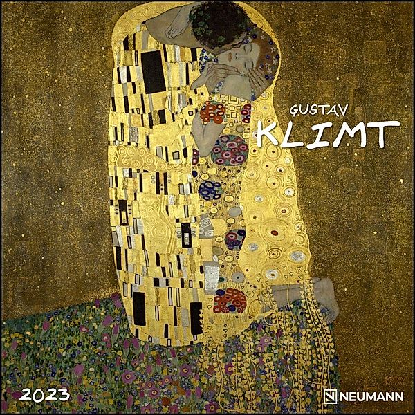 Gustav Klimt 2023 - Wand-Kalender - Broschüren-Kalender - 30x30 - 30x60 geöffnet - Kunst-Kalender