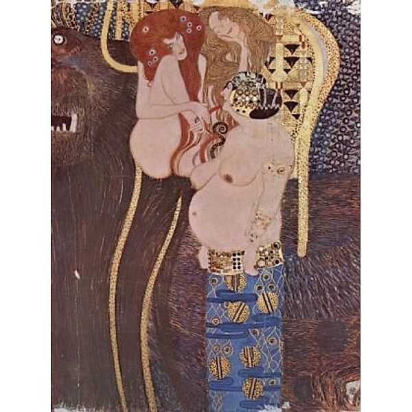 Gustav Klimt - Der Beethovenfries, Wandgemälde im Sezessionshaus in Wien, heute Österreiche Galerie - 1.000 Teile (Puzzl