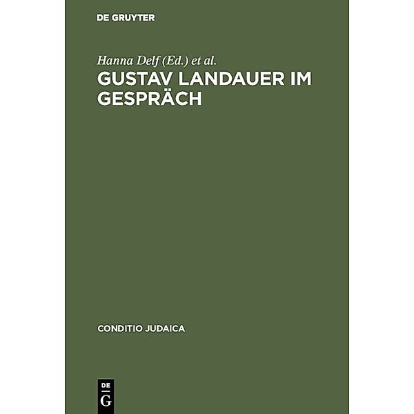 Gustav Landauer im Gespräch