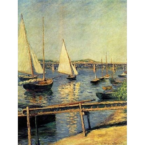 Gustave Caillebotte - Segelboote in Argenteuil - 100 Teile (Puzzle)