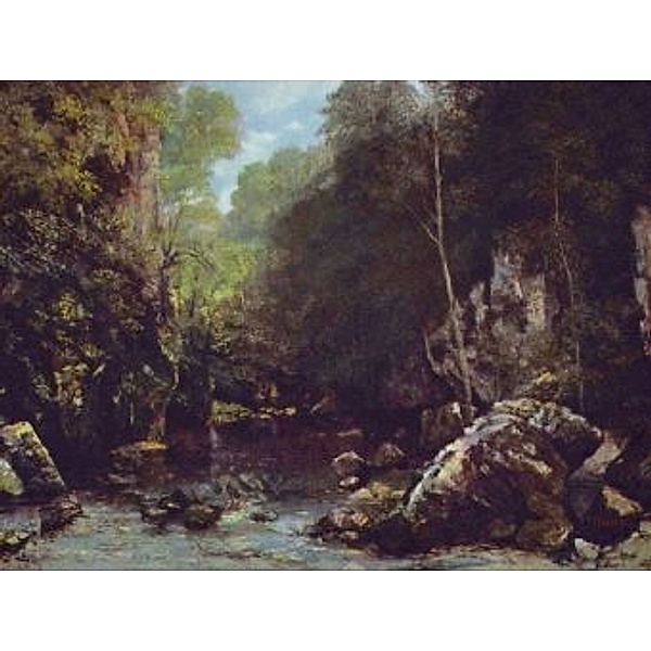 Gustave Courbet - Felsiges Flußtal - 2.000 Teile (Puzzle)