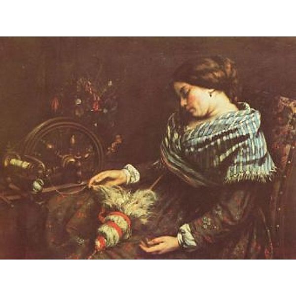 Gustave Courbet - Schlafende Spinnerin - 100 Teile (Puzzle)