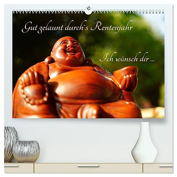 Gut gelaunt durch's Rentenjahr (hochwertiger Premium Wandkalender 2024 DIN A2 quer), Kunstdruck in Hochglanz, Kolberg Christoph