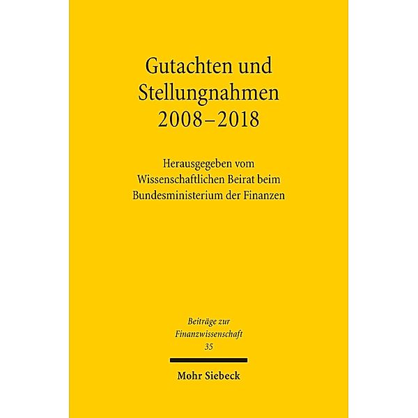 Gutachten und Stellungnahmen 2008-2018