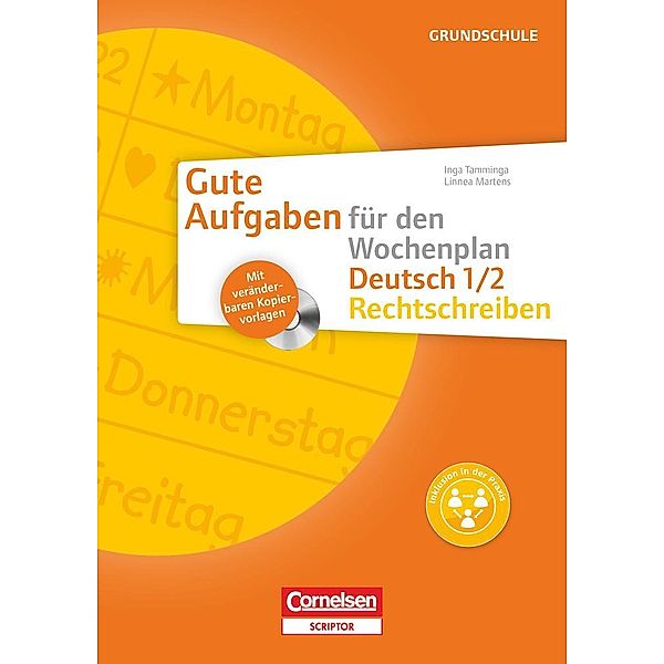 Gute Aufgaben für den Wochenplan: Deutsch 1/2 - Rechtschreiben, m. CD-ROM, Inga Tamminga, Linnea Martens