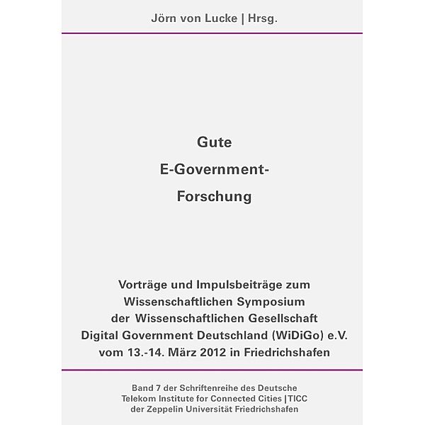 Gute E-Government-Forschung