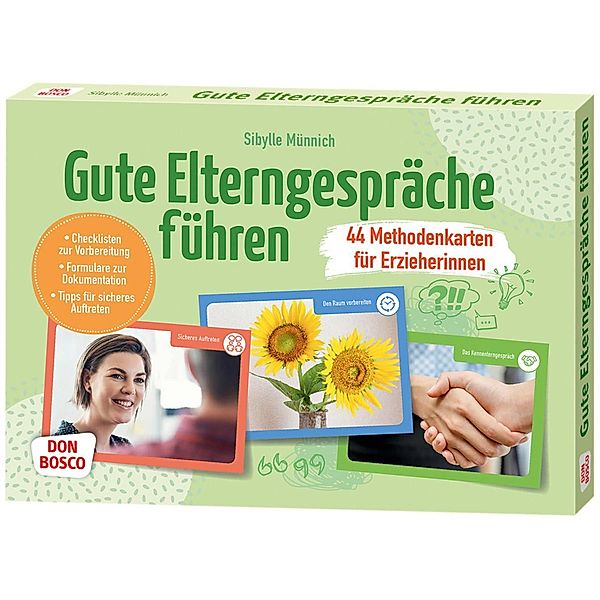 Gute Elterngespräche führen - 44 Methodenkarten für Erzieherinnen, m. 1 Beilage, Sibylle Münnich