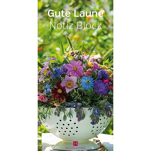 Gute Laune Notiz Block Blumen