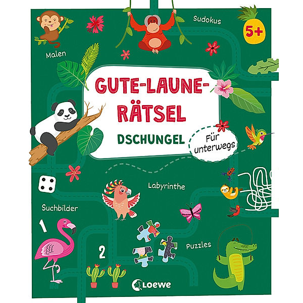 Gute-Laune-Rätsel für unterwegs - Dschungel