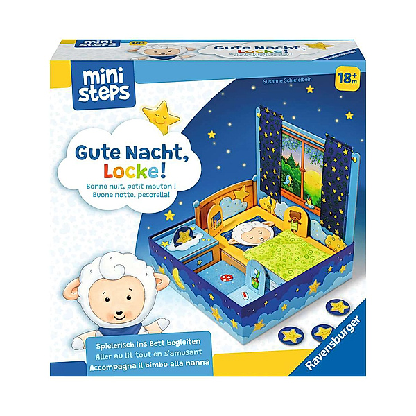 Ravensburger Verlag Gute-Nacht-Spiel ministeps: GUTE NACHT, LOCKE!, Susanne Schiefelbein