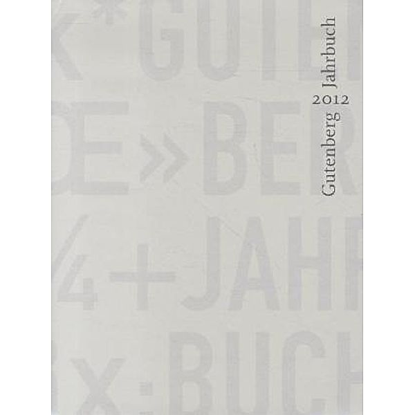 Gutenberg Jahrbuch 2012