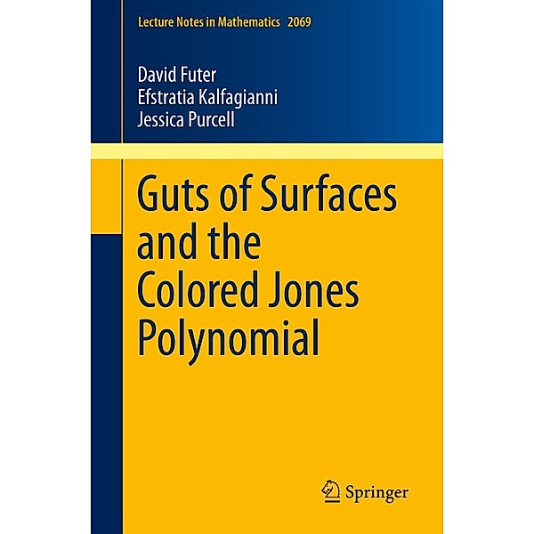 Guts of Surfaces and the Colored Jones Polynomial / Lecture Notes in Mathematics Bd.2069, David Futer, Efstratia Kalfagianni, Jessica Purcell