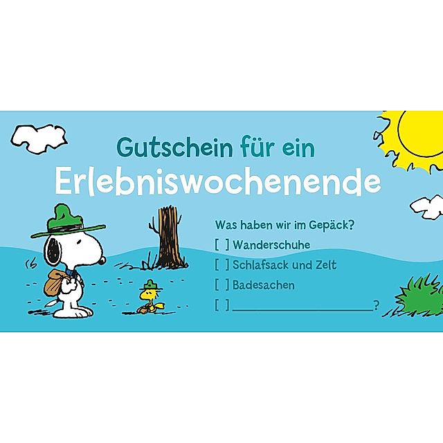 Gutscheinbuch - Danke sagen mit den Peanuts | Weltbild.de