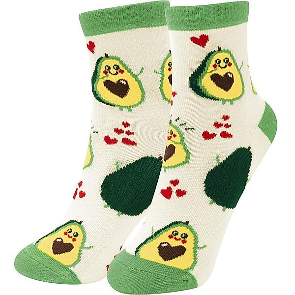 H:)PPY life 47573 Zaubersocken Motiv Avocado