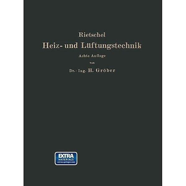 H. Rietschels Leitfaden der Heiz- und Lüftungstechnik, Hermann Rietschel, I. B: urgers, Heinrich Groeber
