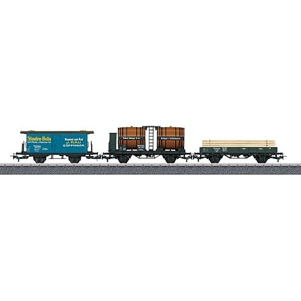 H0 Güterwagen-Set, 3 Güterwagen