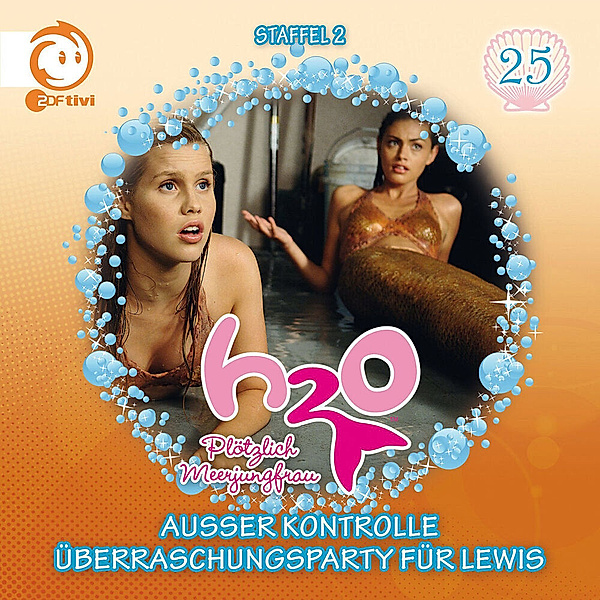 H2O - Plötzlich Meerjungfrau - Ausser Kontrolle ; Überraschungsparty f. Lewis,1 Audio-CD, H2O-Plötzlich Meerjungfrau