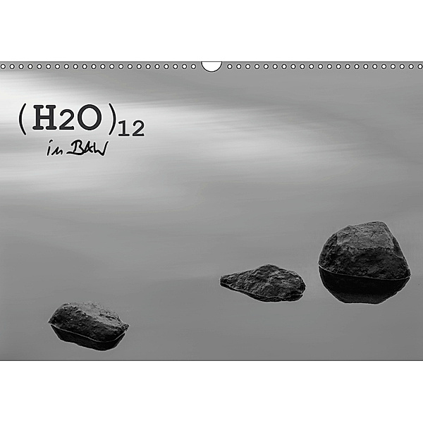(H2O)12 in B&W (Wall Calendar 2019 DIN A3 Landscape), Jill Robb