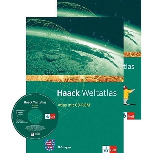 Haack Weltatlas. Ausgabe Thüringen Sekundarstufe I, m. 1 Beilage