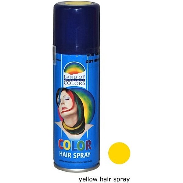 Haar-Color-Spray, leuchtgelb, 125ml