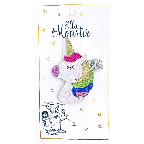 Ella & Monster Haarclip DISCO UNICORN